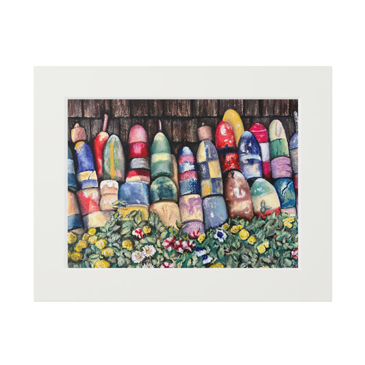 Lipsticks at Low Tide Matted Fine Art Print