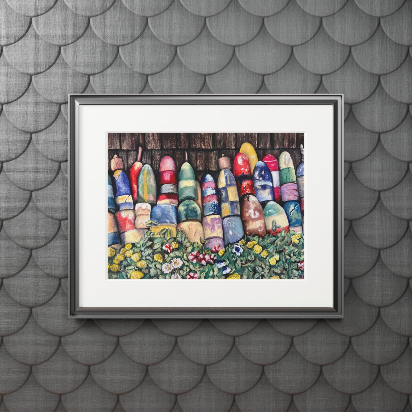 Lipsticks at Low Tide Matted Fine Art Print