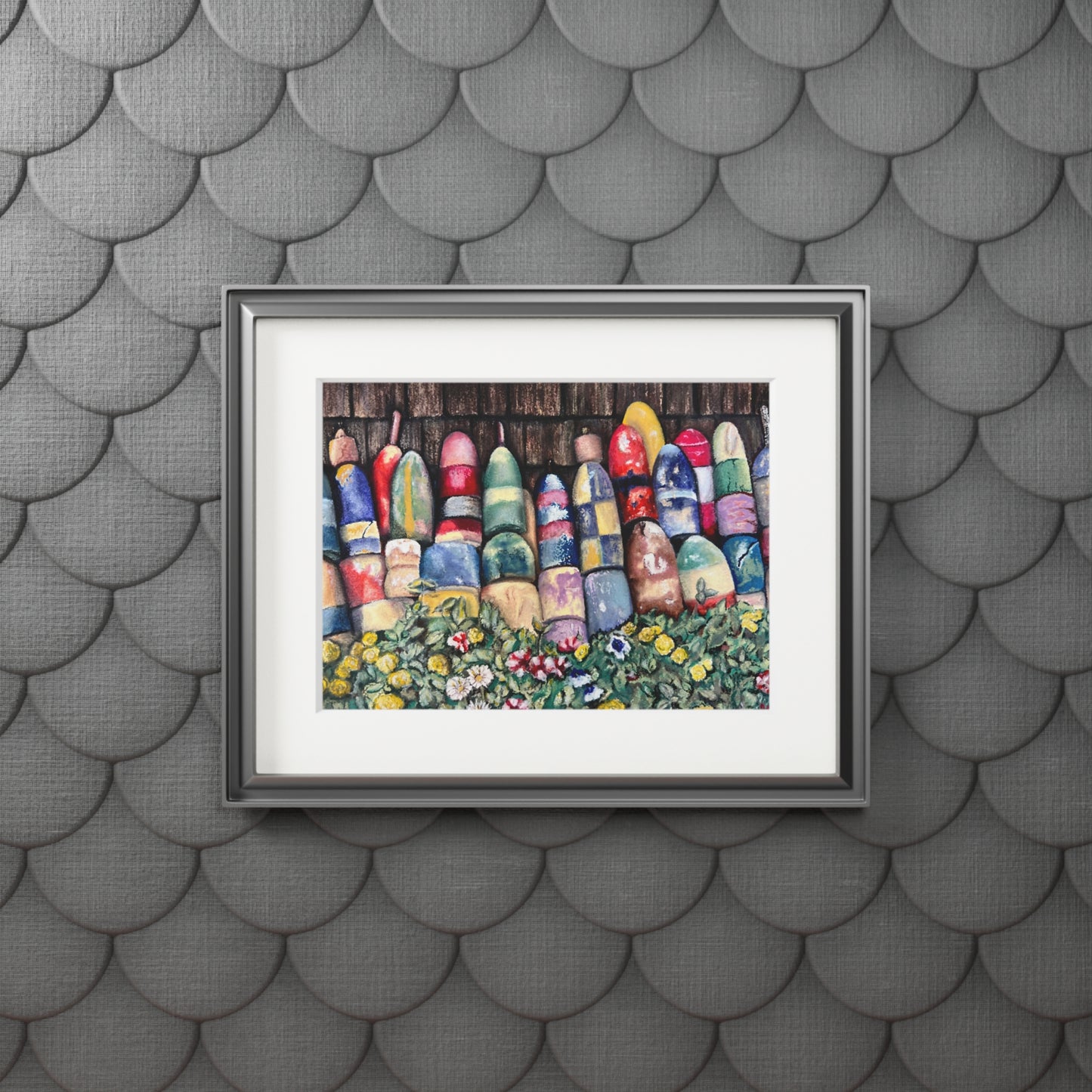 Lipsticks at Low Tide Matted Fine Art Print
